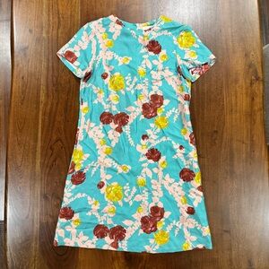 La DoubleJ Mini Swing 100% Silk Floral Dress Size XS